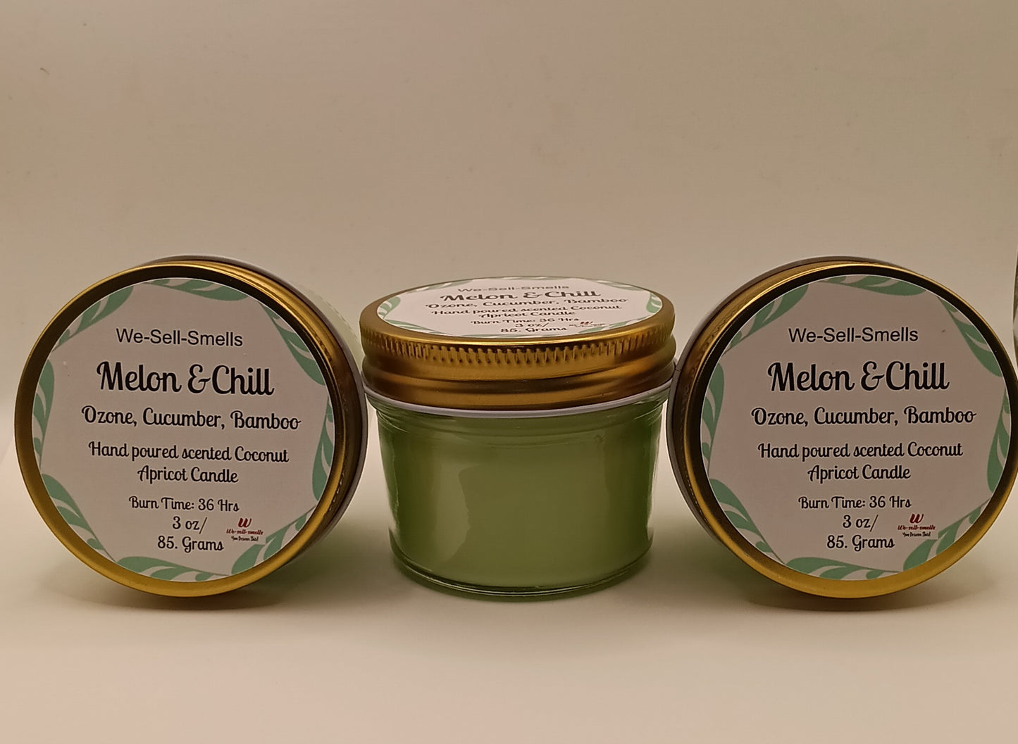 Mini Size, Maximum Glow 3 oz Scented Coconut Apricot Candle