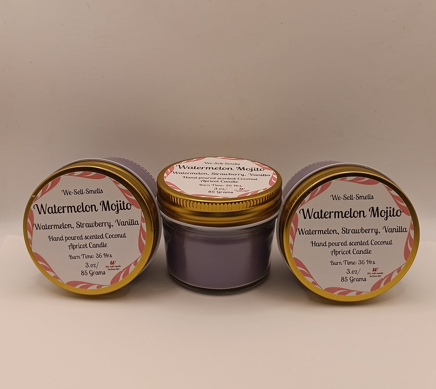 Mini Size, Maximum Glow 3 oz Scented Coconut Apricot Candle
